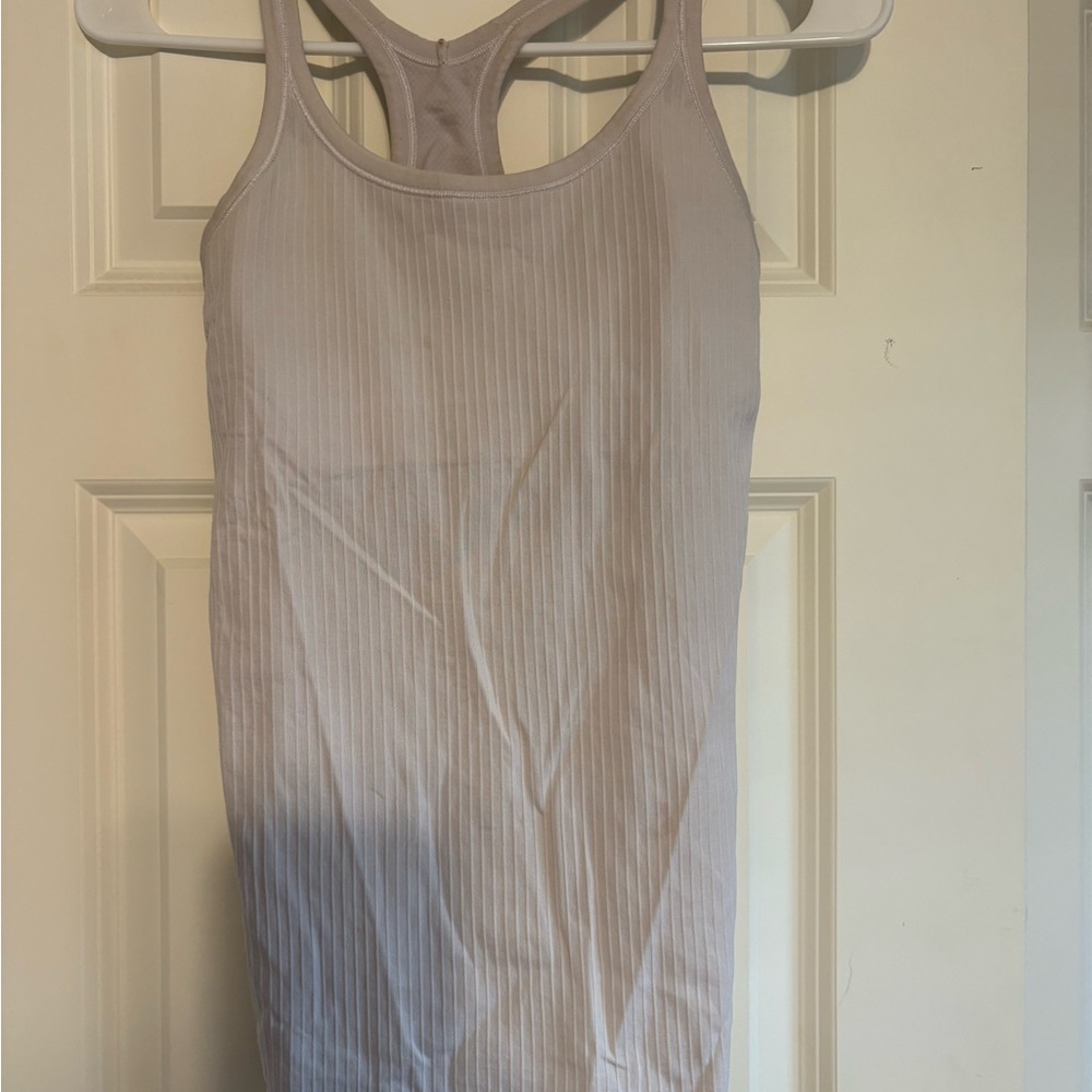 Lululemon soft pink Ribbed Tank Top